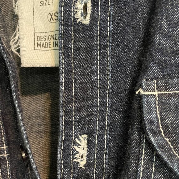 Rogue Territory Selvedge Denim Workshirt S-M - Picture 8 of 13